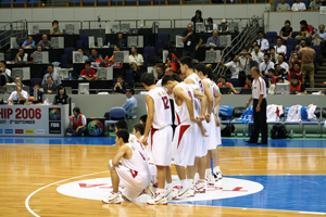 2006 FIBA�o�X�P�b�g�{�[�����E�I�茠 �O���[�v���E���h in �k�C��